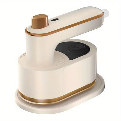 New 3 in 1 Mini Steam Iron,Travel Iron with Steam,Portable Ironing Clothes Foldable Rotating Handheld Steam Iron for Hometravel